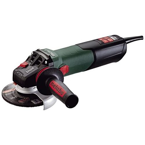  Metabo WEV15-125 Quick Inox 13.5 Amp 2000-7600 rpm Variable Speed Angle Grinder with Electronics, High Torque for Stainless Steel and Lock-On, 5