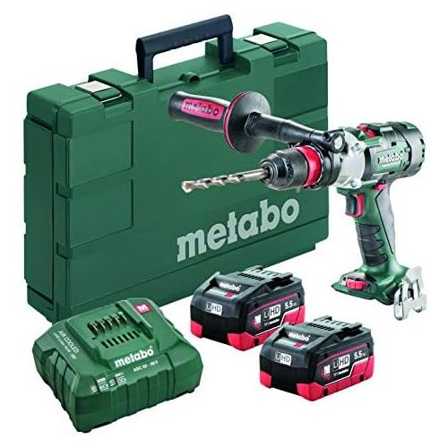  Metabo SB 18 LTX-3 BL Q I 2x 55Ah LiHD 18V Brushless 3-Speed Hammer DrillDriver 52Ah Kit