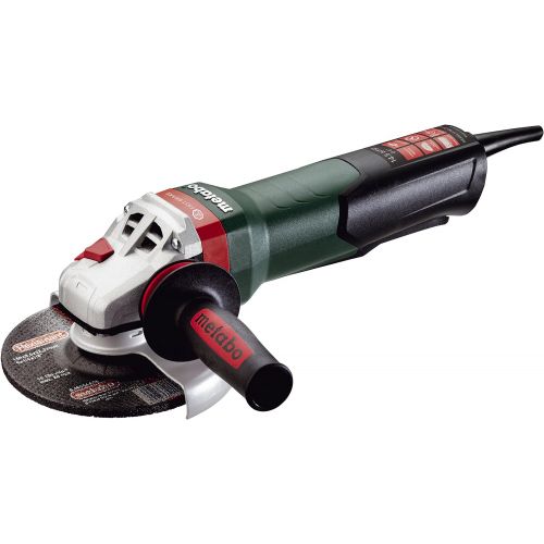  Metabo WEPBA17-150 Quick 14.5 Amp 9,600 rpm Angle Grinder with Brake, Auto-balancer, Electronics and Non-locking Paddle Switch, 6