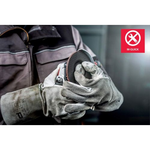  Metabo WE15-150 Quick 13.5 Amp 9,600 rpm Angle Grinder with Electronics and Lock-On Sliding Switch, 6