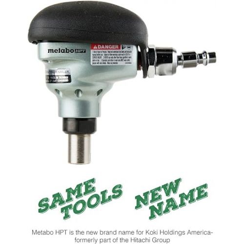  Metabo HPT Palm Nailer | Pro Preferred Brand of Pneumatic Nailers | Over-molded Rubber Grip | 360 Degree Swivel Fitting | Magnetic Nose | Ideal For Tight Spaces | 5-Year Warranty | NH90AB