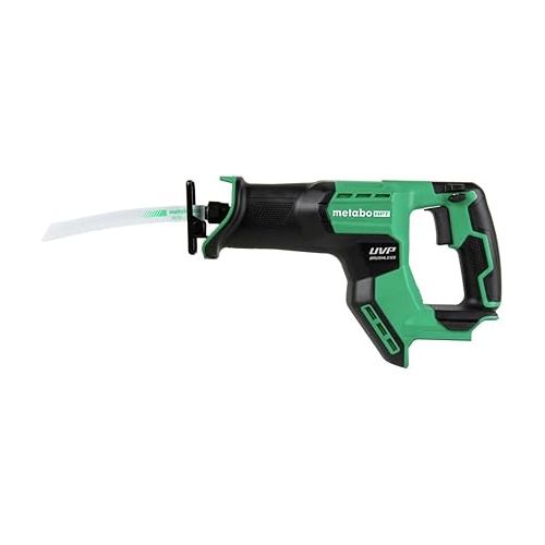  Metabo HPT Cordless 18V MultiVolt™ Compact Reciprocating Saw | Tool Only - No Battery | 4 Speed Modes | User Vibration Protection | Lifetime Tool Warranty | CR18DMAQ4