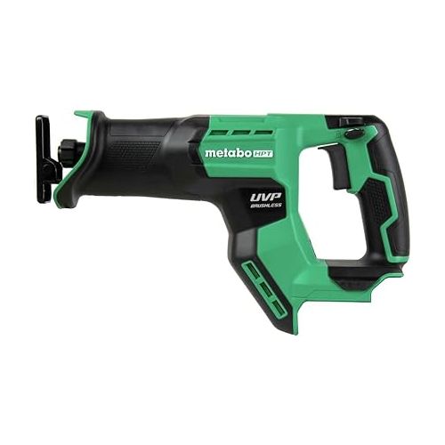  Metabo HPT Cordless 18V MultiVolt™ Compact Reciprocating Saw | Tool Only - No Battery | 4 Speed Modes | User Vibration Protection | Lifetime Tool Warranty | CR18DMAQ4