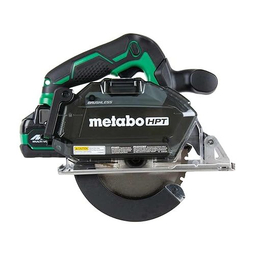  Metabo HPT 18V MultiVolt™ Circular Saw Kit | 5-3/8-Inch Metal Cutting Saw | Lifetime Tool Warranty | CD1805DB