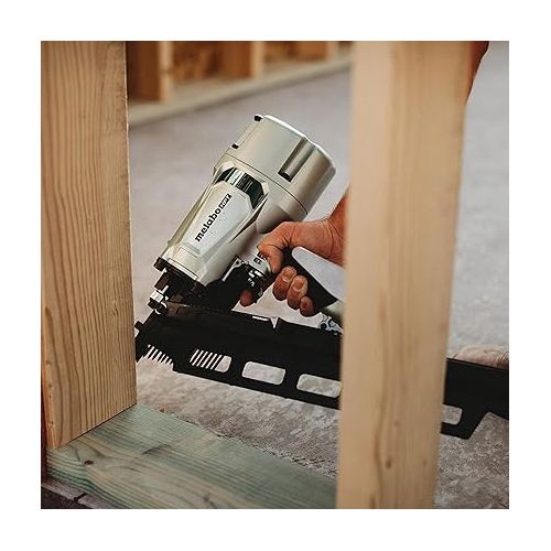  Metabo HPT Framing Nailer | Pneumatic | 2 to 3-1/4-Inch Nails | Tool-less Depth Adjustment | 21 Degree Magazine | Selective Actuation Switch | 5-Year Warranty | NR83A5