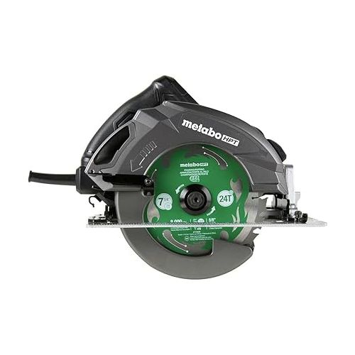  Metabo HPT Circular Saw Kit | RIPMAX | 7 1/4-Inch Blade | 6,800 RPM | Dust Blower Function | 5-Year Warranty | C7UR