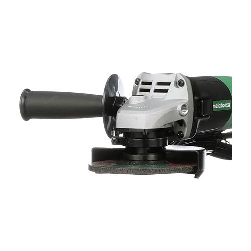  Metabo HPT 4-1/2-Inch Angle Grinder, Includes 5 Grinding Wheels & Hard Case, 6.2-Amp Motor, Compact & Lightweight, G12SR4