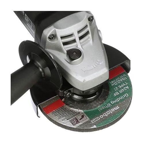  Metabo HPT 4-1/2-Inch Angle Grinder, Includes 5 Grinding Wheels & Hard Case, 6.2-Amp Motor, Compact & Lightweight, G12SR4