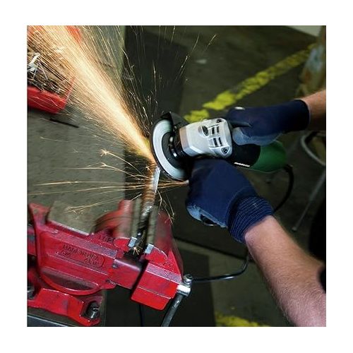  Metabo HPT 4-1/2-Inch Angle Grinder, Includes 5 Grinding Wheels & Hard Case, 6.2-Amp Motor, Compact & Lightweight, G12SR4