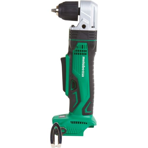  Metabo HPT Right Angle Drill, 18V Cordless, Tool Only - No Battery, 3/8-Inch Keyless Chuck, LED Light, Side Handle (DN18DSLQ4)