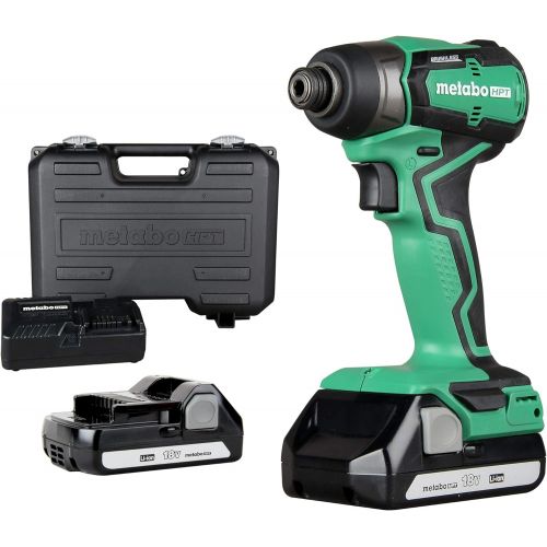  Metabo HPT Cordless 18V Impact Driver Sub-Compact Brushless Motor Lithium-Ion Batteries Lifetime Tool Warranty WH18DDX