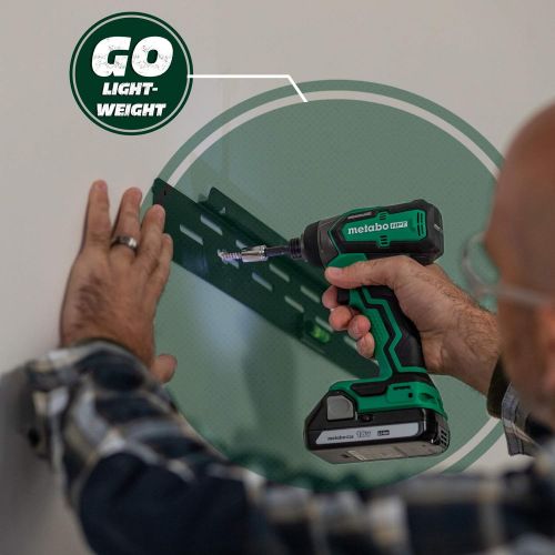  Metabo HPT Cordless 18V Impact Driver Sub-Compact Brushless Motor Lithium-Ion Batteries Lifetime Tool Warranty WH18DDX