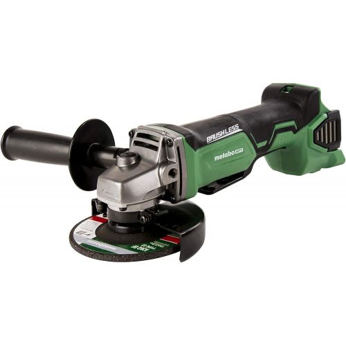  Metabo HPT 18V MultiVolt Cordless Angle Grinder 4-1/2-Inch Tool Only - No Battery Paddle Switch G18DBALQ4