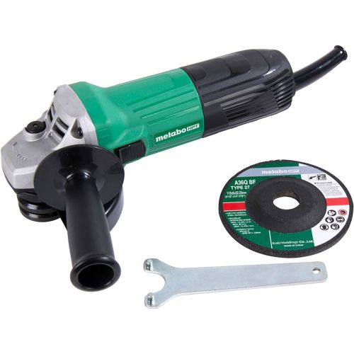  Metabo HPT Angle Grinder, 4-1/2-Inch, 5.1-Amp Motor, Small Grip Diameter, 4 Lbs (G12SS2)