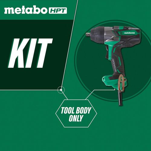  Metabo HPT Impact Wrench, Corded, AC Brushless Motor, 1/2 Square Drive, Four Selectable Impact Ranges (WR16SE)