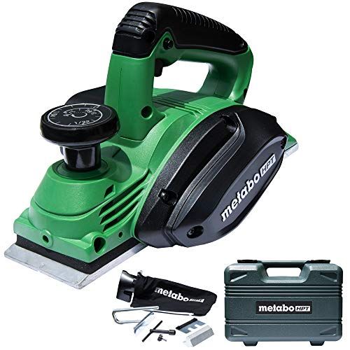  Metabo HPT Handheld Planer, 3-1/4-Inch, 5.5 Amp Motor, Re-sharpenable Blades, Built-in Kickstand, Case (P20STQS)