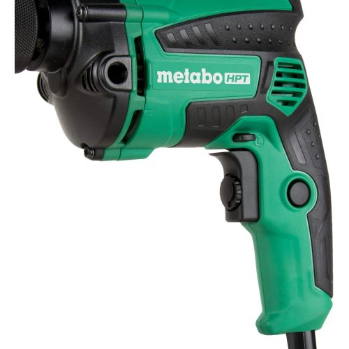  Metabo HPT Drill, Corded, 7-Amp, 3/8-Inch, Metal Keyless Chuck, Variable Speed w/ Dial, Rubber Over-Molded Handle, Forward / Reverse, 5-Year Warranty (D10VH2)