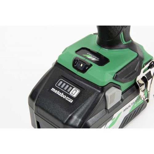  Metabo HPT 36V MultiVolt Hammer Drill Kit | Brushless Motor | 1/2-in Keyless Metal Chuck | 2-36V, 4.0Ah Batteries + Rapid Charger | DV36DA, Green