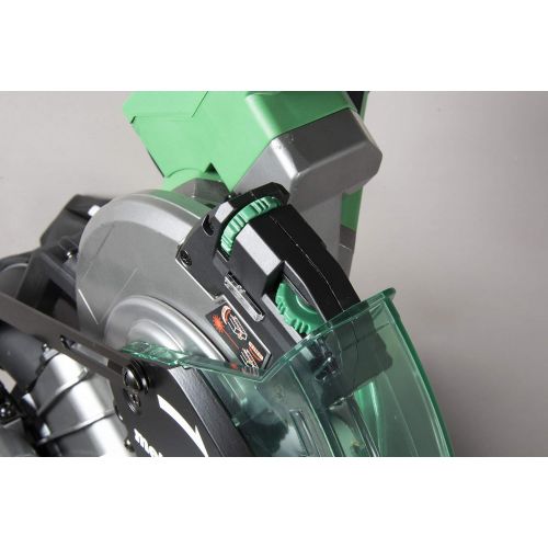  Metabo HPT 10-Inch Sliding Miter Saw Zero Rear Clearance Slide System Dual Bevel Laser Marker (C10FSHCT)