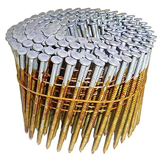  Metabo HPT 12707HHPT Full Round Head Hot Dipped Galvanized Wire Coil Framing Nails 3 x .120 RG | 2400 Count