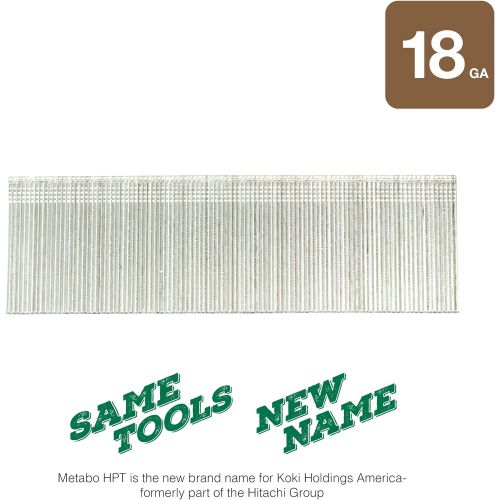  Metabo HPT 2 Inch 18 Gauge Brad Finish Nails | 5,000 Count | 14108SHPT