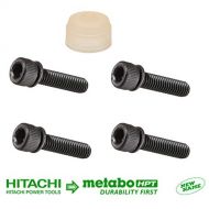 Metabo HPT (1) 878417M Exhaust Valve (4) 883507M Hex Socket HD Bolts, Works with Hitachi Power Tools (Tools Sold Separately)
