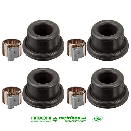  Metabo HPT (4) 886434M Piston Bumper & (4) 881047M Ribbon Spring, Works with Hitachi Power Tools