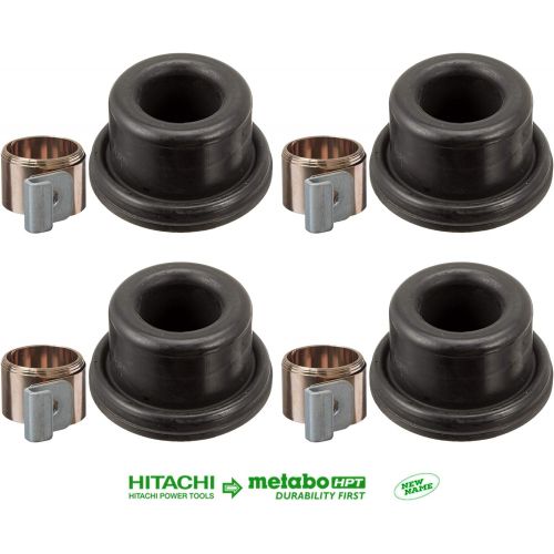  Metabo HPT (4) 886434M Piston Bumper & (4) 881047M Ribbon Spring, Works with Hitachi Power Tools