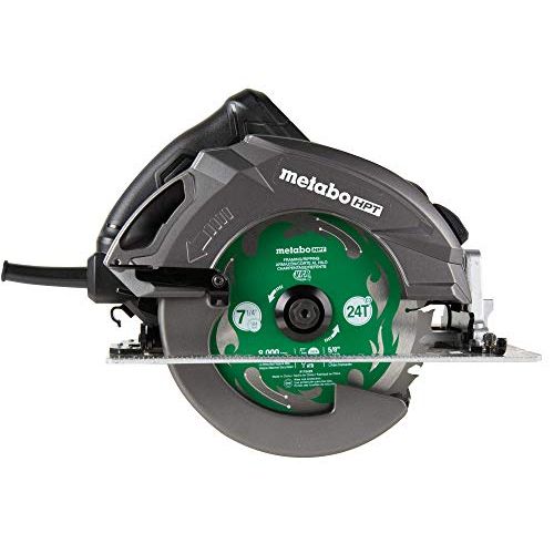  Metabo HPT Circular Saw | 7-1/4-Inch | 15-Amp Motor | 6800 RPM | Electric Brake | Dust Blower | C7BUR