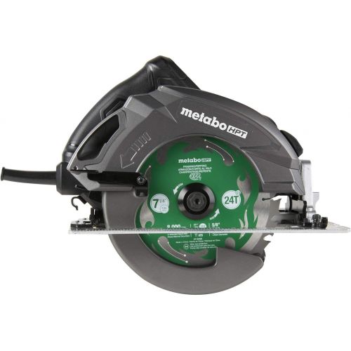  Metabo HPT Circular Saw | 7-1/4-Inch | 15-Amp Motor | 6800 RPM | Electric Brake | Dust Blower | C7BUR