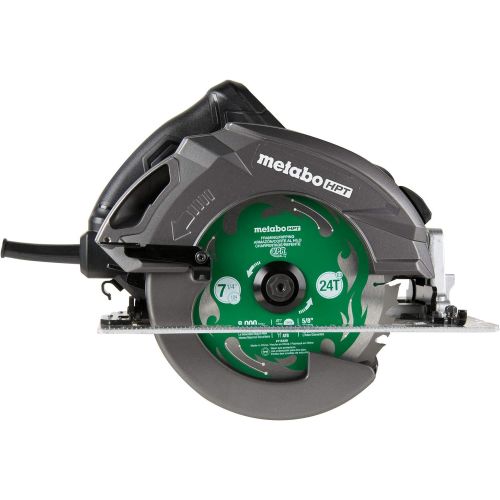  Metabo HPT Circular Saw | 7-1/4-Inch | 15-Amp Motor | 6800 RPM | Electric Brake | Dust Blower | C7BUR
