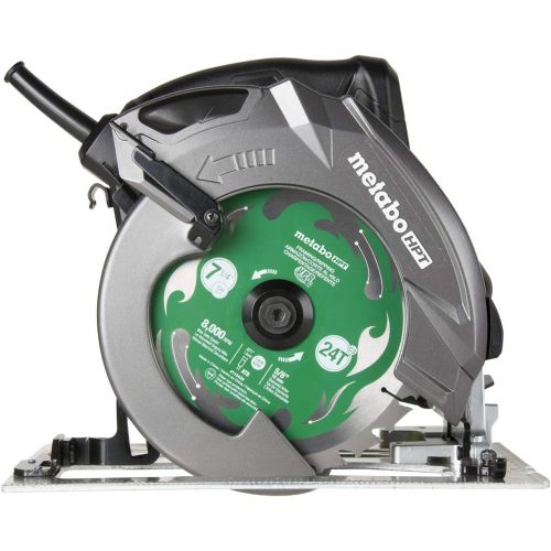  Metabo HPT Circular Saw | 7-1/4-Inch | 15-Amp Motor | 6800 RPM | Electric Brake | Dust Blower | C7BUR