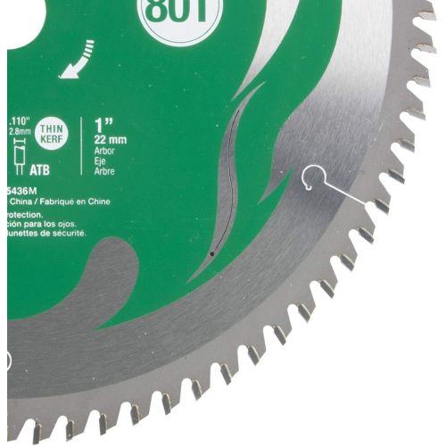  Metabo HPT 115436M 12 in. 80-Tooth Fine Finish VPR Blade