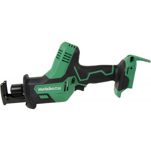  Metabo HPT 18V One Handed Reciprocating Saw | 3,200 Strokes Per Minute | Accepts Reciprocating or Jig Saw Blades | Lifetime Tool Warranty | CR18DAQ4