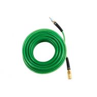 Metabo HPT 115156M 1/4 in. x 100 ft. Polyurethane Air Hose with Industrial Fittings (Green)