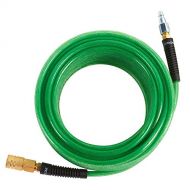 Metabo HPT Hitachi 115155 Professional Grade Polyurethane Air Hose with 1/4 Industrial Fittings, 1/4 x 50, Green