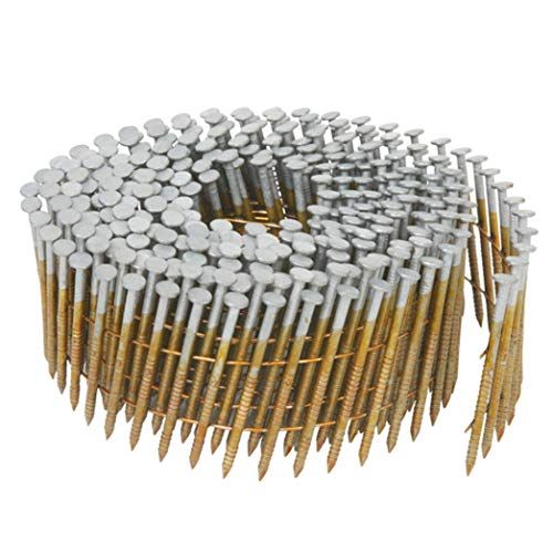  Metabo HPT Siding Nails | 2-1/4-Inch x 0.092-Inch | Collated Wire Coil | Full Round Head | Ring Shank | Hot-Dipped Galvanized | 3600 Count (13367HPT)