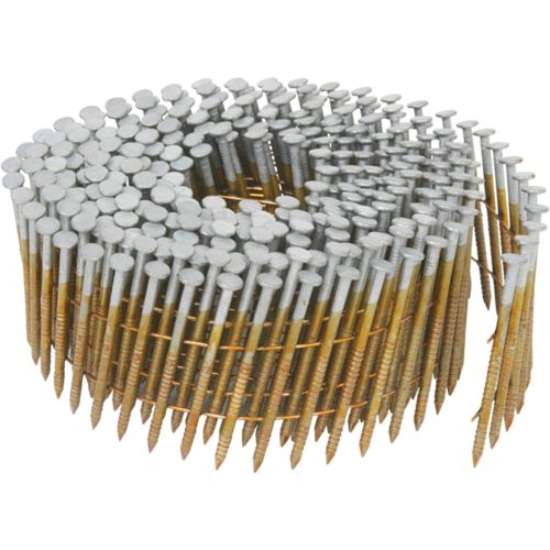  Metabo HPT Siding Nails | 2-1/4-Inch x 0.092-Inch | Collated Wire Coil | Full Round Head | Ring Shank | Hot-Dipped Galvanized | 3600 Count (13367HPT)