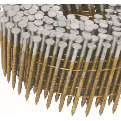  Metabo HPT Siding Nails | 2-1/4-Inch x 0.092-Inch | Collated Wire Coil | Full Round Head | Ring Shank | Hot-Dipped Galvanized | 3600 Count (13367HPT)