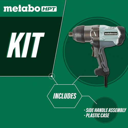  Metabo HPT Impact Wrench, Corded, AC Brushless Motor, 3/4 Square Drive, Aluminum Housing Body (WR22SE)