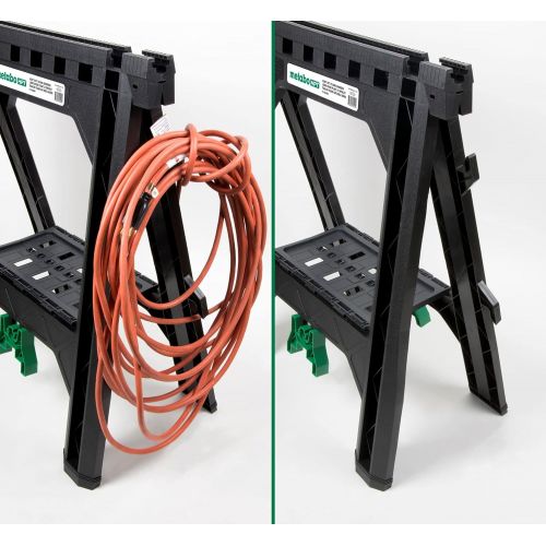  Metabo HPT Sawhorses | Folding | 1200 Lb. Capacity | 2-Pack | 115445M