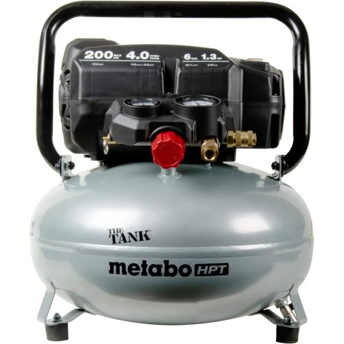  Metabo HPT THE TANK Pancake Air Compressor, 200 PSI, 6 Gallon (EC914S)