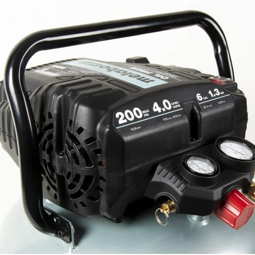  Metabo HPT THE TANK Pancake Air Compressor, 200 PSI, 6 Gallon (EC914S)