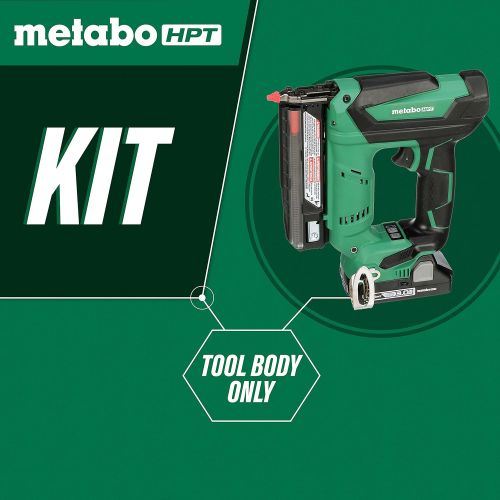  Metabo HPT 18V Cordless Pin Nailer, Tool Only - No Battery, 5/8-Inch up to 1-3/8-Inch Pin Nails, 23-Gauge, Holds 120 Nails, Lifetime Tool Warranty (NP18DSALQ4)