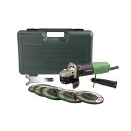 Metabo HPT Hitachi G12SR4 6.2-Amp 4-1/2-Inch Angle Grinder with 5 Abrasive Wheels (Discontinued by the Manufacturer)