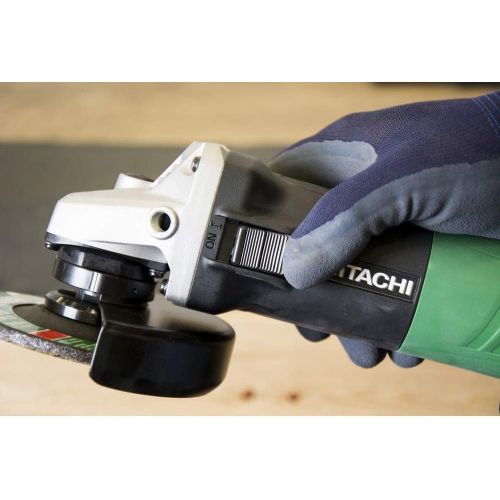  Metabo HPT Hitachi G12SR4 6.2-Amp 4-1/2-Inch Angle Grinder with 5 Abrasive Wheels (Discontinued by the Manufacturer)