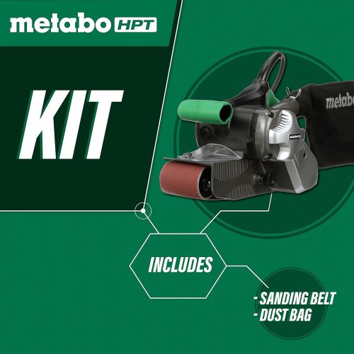  Metabo HPT Belt Sander | Variable Speed | 3-Inch x 21-Inch V-Belt | 9.0 Amp Motor | Soft Grip | 5-Year Warranty | SB8V2