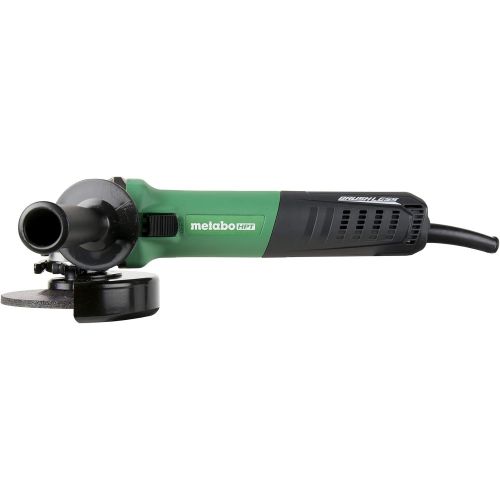  Metabo HPT Angle Grinder | 4-1/2-Inch | AC Brushless | Variable Speed | 12-Amp Motor | 2,800 - 10,000 Rpm | 1,300W | Slide Switch W/ Trigger Lock-On | 1-Year Warranty | G12VE