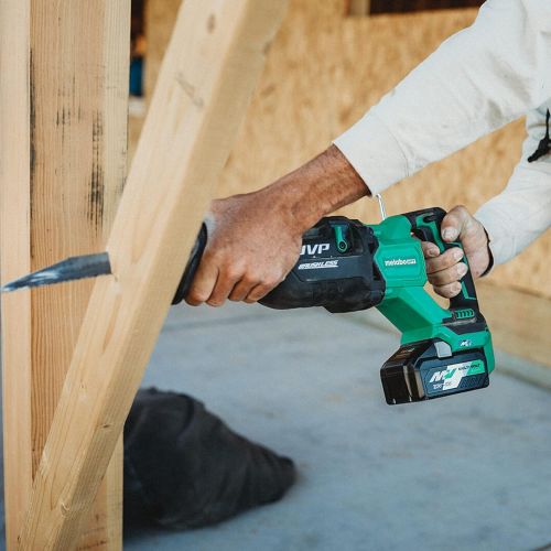  Metabo HPT 36V MultiVolt Cordless Reciprocating Saw | User Vibration Protection | Tool Body Only | CR36DAQ4, Green