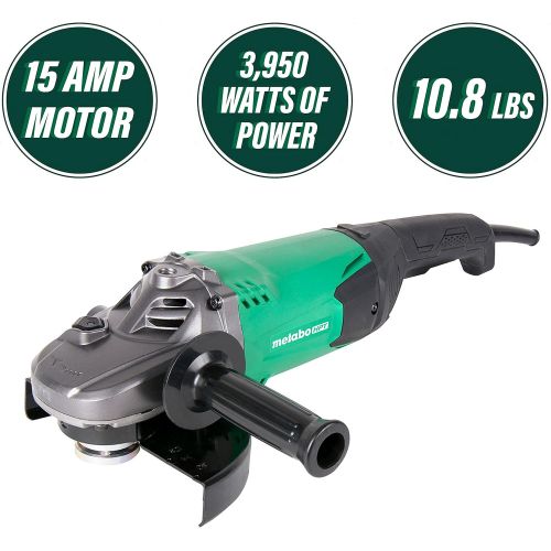  Metabo HPT Angle Grinder, 7-Inch, 15-Amp (G18ST)